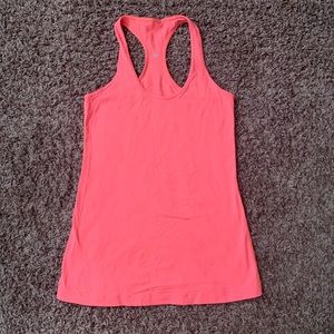 Orange Lululemon tank top